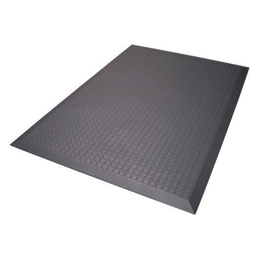 Miltex Arbeitsplatzmatte Yoga Ergo Fire, grau, 950x1250mm, genoppt, schwer entflammbar, PU-1