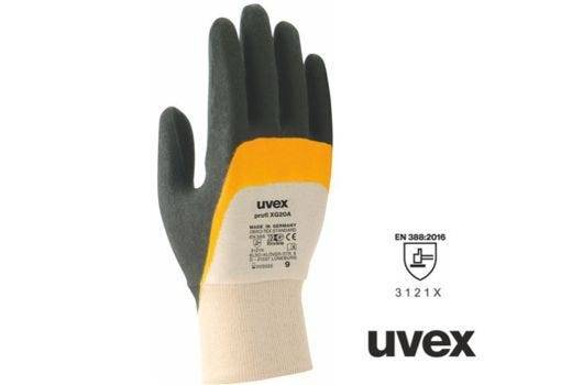 uvex Schutzhandschuhe profi ergo XG20A, Größe 7, für mechanische Allroundarbeiten, 10 Paar-1