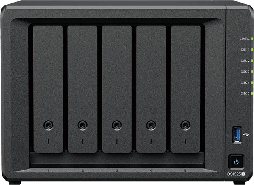 Synology Desktop 5-BAY AMD Ryzen Embedded R1600 DUAL CORE up to-1