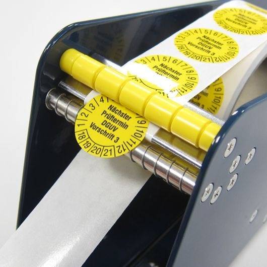 Etikettenspender mit Nutzenbreite 113 mm, mit 1 Rollenteiler-1