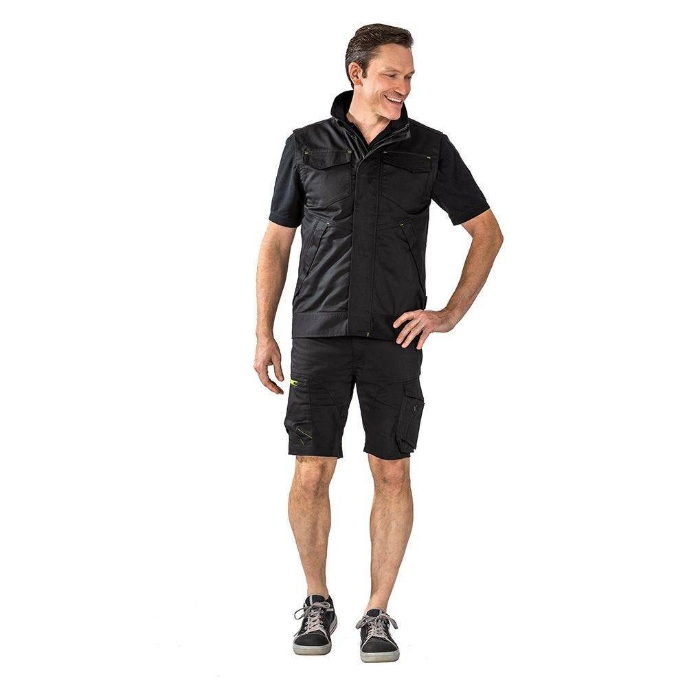 PLANAM Stretchline Weste, Herren, 6630, schwarz, Größe 3XL-4
