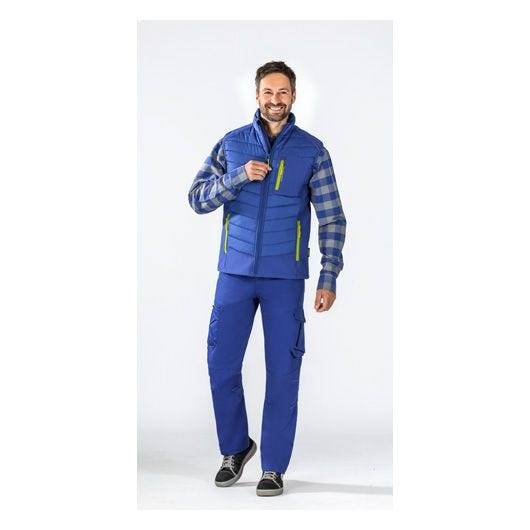 PLANAM Stretchline Winterweste Herren, 6693, blau, Größe 3XL-4
