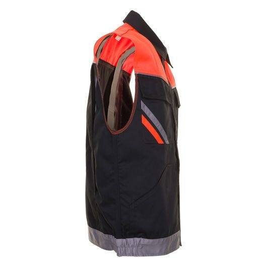 Planam Visline Weste, 2461, schwarz/orange, Größe XL-3