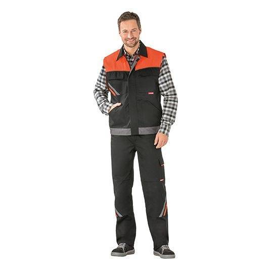 Planam Visline Weste, 2461, schwarz/orange, Größe XL-4