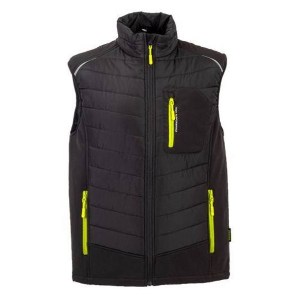PLANAM Stretchline Winterweste Herren, 6690, schwarz, Größe 2XL