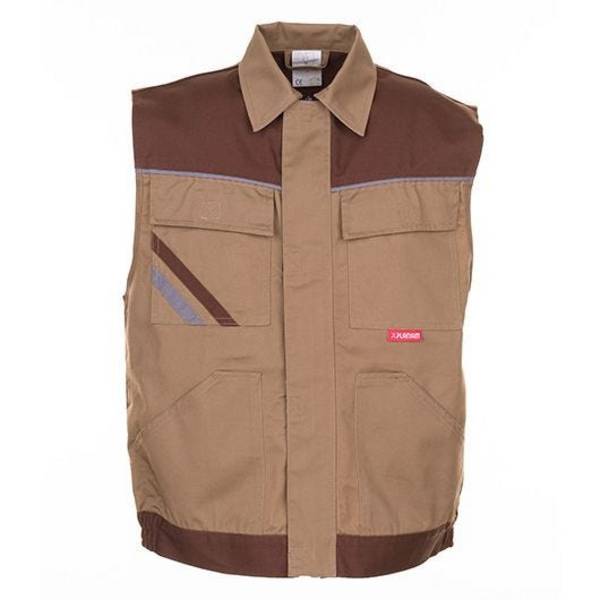 Planam Highline Weste, 2364, braun, Größe L