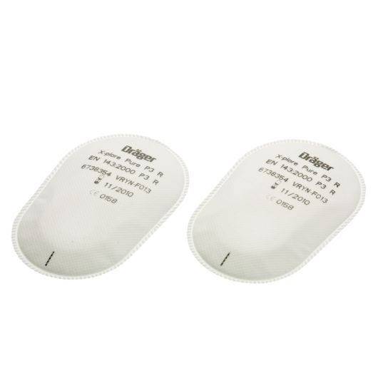 Dräger Partikelfilter Pure P3 R, mit Bajonett-Anschluss, 20 Stück-0