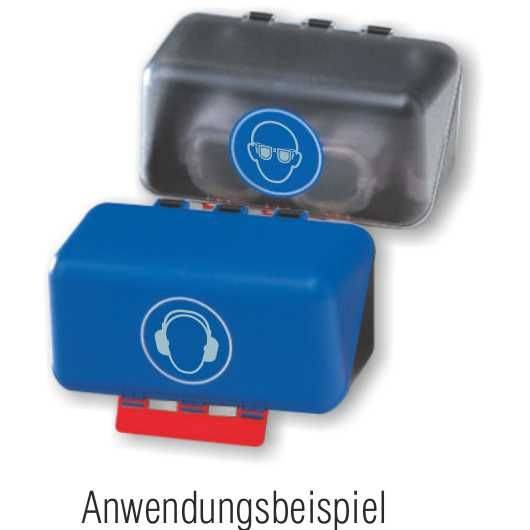 SecuBox Mini, ohne Gebotszeichen, blau/schwarz,-1