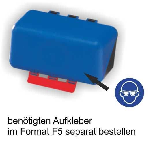 SecuBox Mini, ohne Gebotszeichen, blau/schwarz,-2