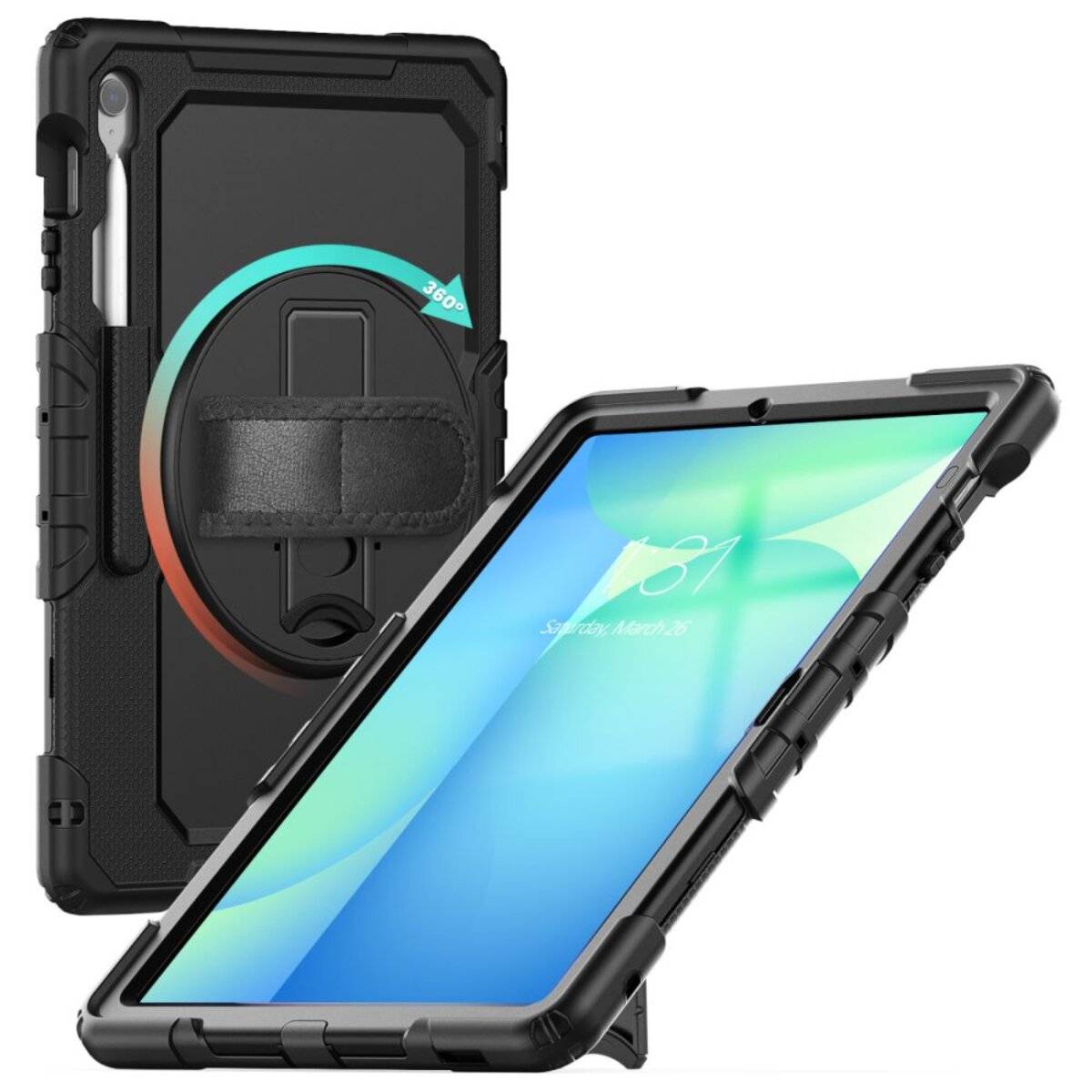 Tech-Protect Solid Case für Samsung Galaxy Tab S10 FE+ – Schwarz-1