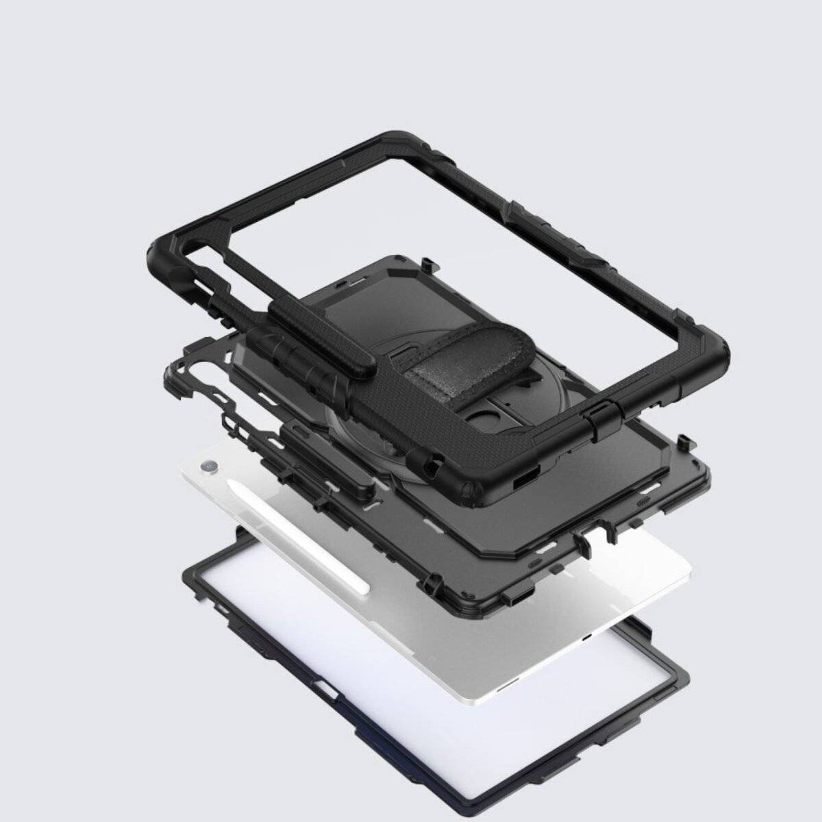 Tech-Protect Solid Case für Samsung Galaxy Tab S10 FE+ – Schwarz-3