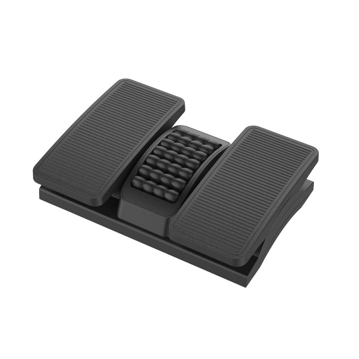 Platinet PFR6067 Fußstütze Büro, 42,5 × 32,5 cm, Anti-Rutsch Oberfläche, Massagefunktion, Neigung bis 25°-1