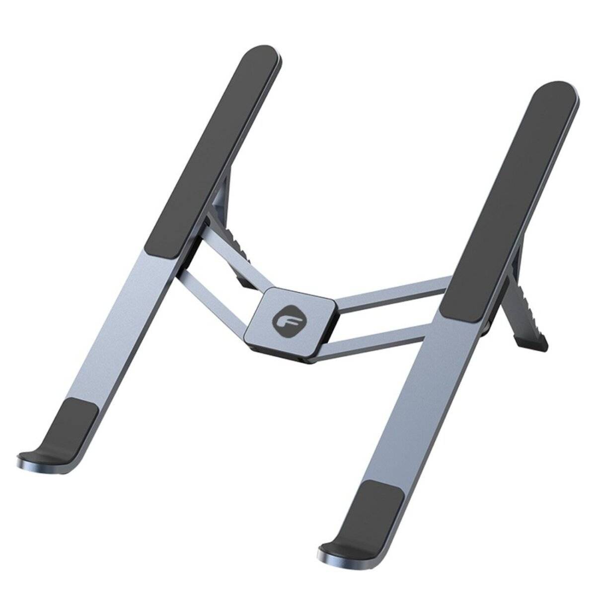 Forcell F-GRIP Fold Stand H Pro – Verstellbarer Laptop- und Tablet-Tischständer Grau-0