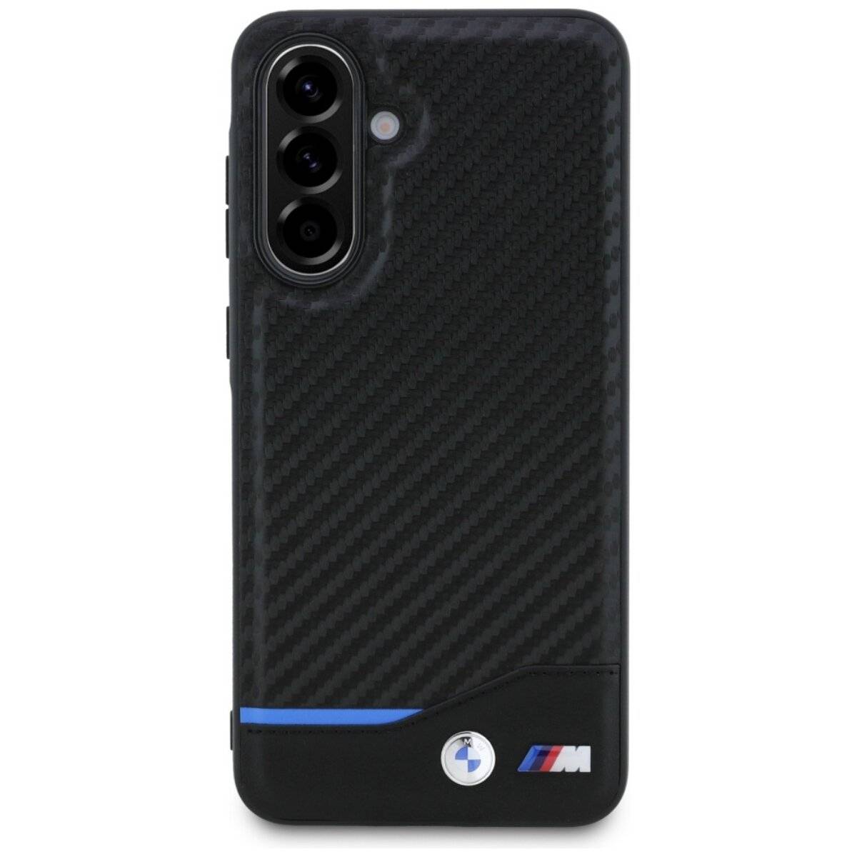 BMW Carbon Look Handyhülle kompatibel mit Samsung Galaxy A56 – Schwarz-1