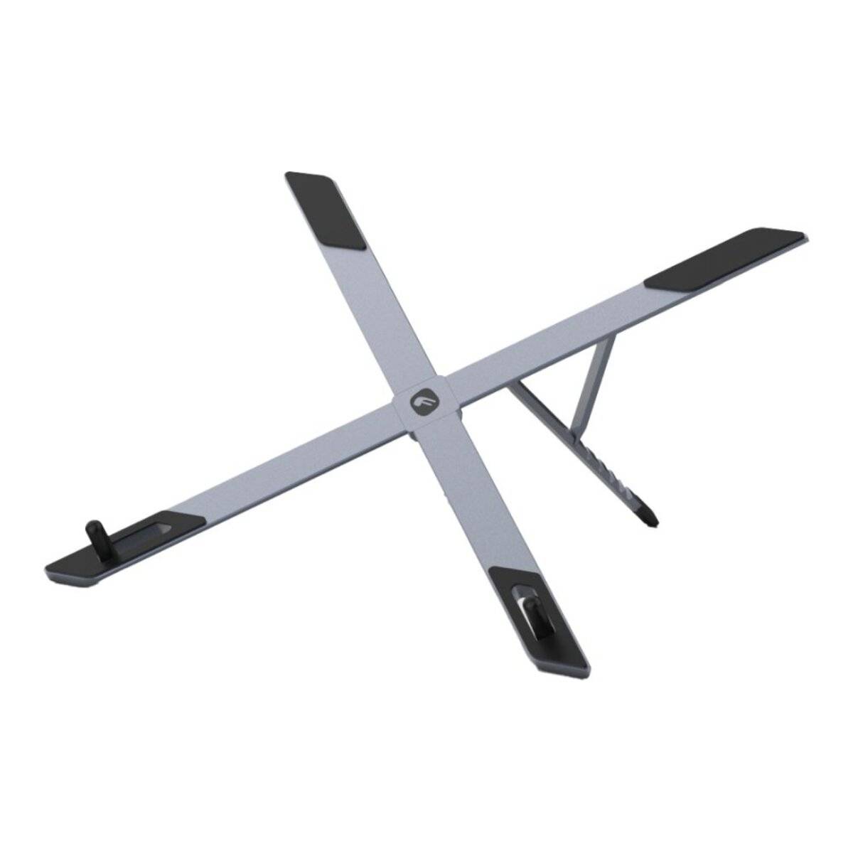 Forcell F-GRIP Fold Stand X Pro – Verstellbarer Laptop- und Tablet-Tischständer Grau-0