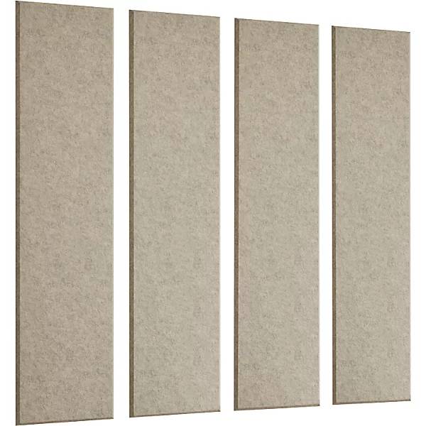 Akustik-Wandplatte HxB 1200 x 300 mm VE 4 Stk beige ab 10 VE. TAKKT Industrial & Packaging GmbH 84303549-0
