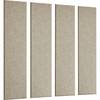 Akustik-Wandplatte HxB 1200 x 300 mm VE 4 Stk beige ab 10 VE. TAKKT Industrial & Packaging GmbH 84303549
