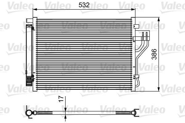 Valeo 814494 Kondensator, Klimaanlage-0