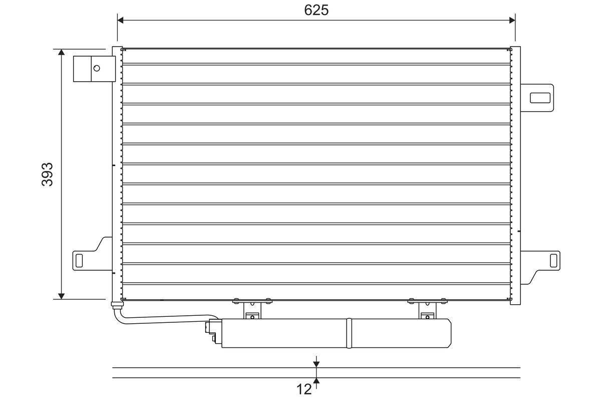 Valeo 822689 Kondensator, Klimaanlage-0