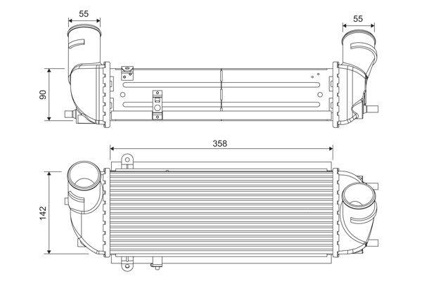 Valeo 818692 Ladeluftkühler-0