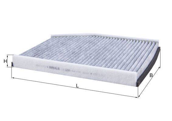 Mahle LAK1288 Filter, Innenraumluft-0
