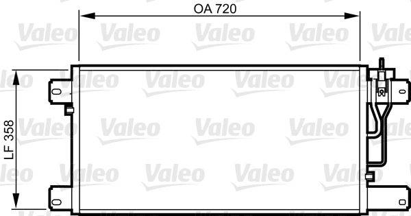 Valeo 818988 Kondensator, Klimaanlage-0