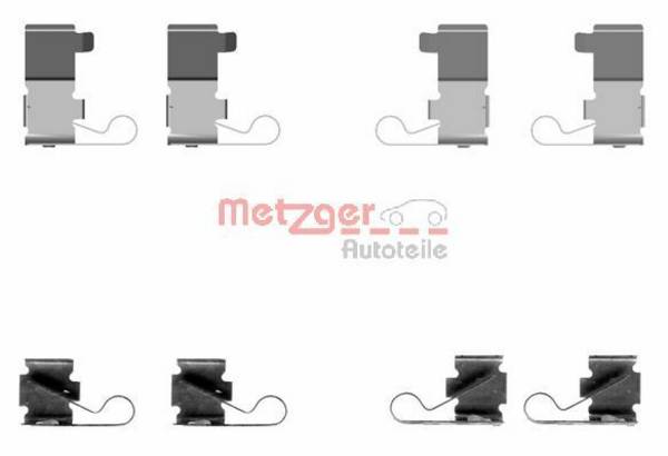 Metzger 109-1699 Zubehörsatz, Scheibenbremsbelag
