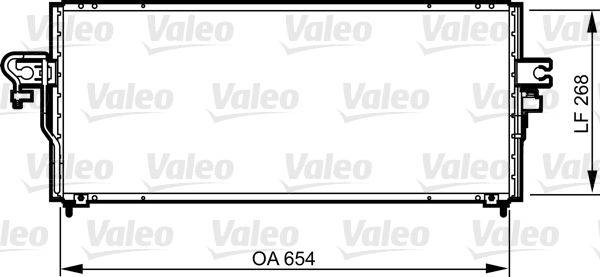 Valeo 817794 Kondensator, Klimaanlage