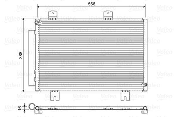 Valeo 822594 Kondensator, Klimaanlage
