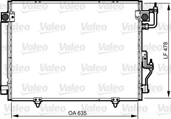 Valeo 817790 Kondensator, Klimaanlage-0