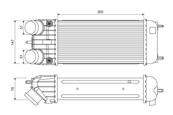 Valeo 818385 Ladeluftkühler