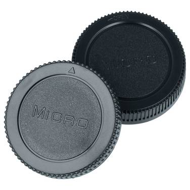 vhbw Objektivdeckel-Set kompatibel mit Olympus Pen E-PL2 | E-P1, E-P2, E-P3, E-PL1 Kamera - Rück- und Gehäusedeckel
