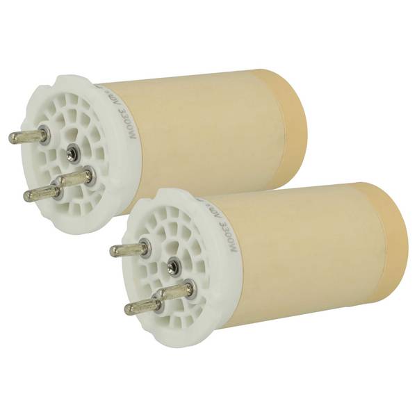 vhbw 2x Heizelement Ersatz für Leister 145.606 für Heißluftschweißpistole | 3300 W, Keramik Heizkern, 4,4 x 9,2 cm