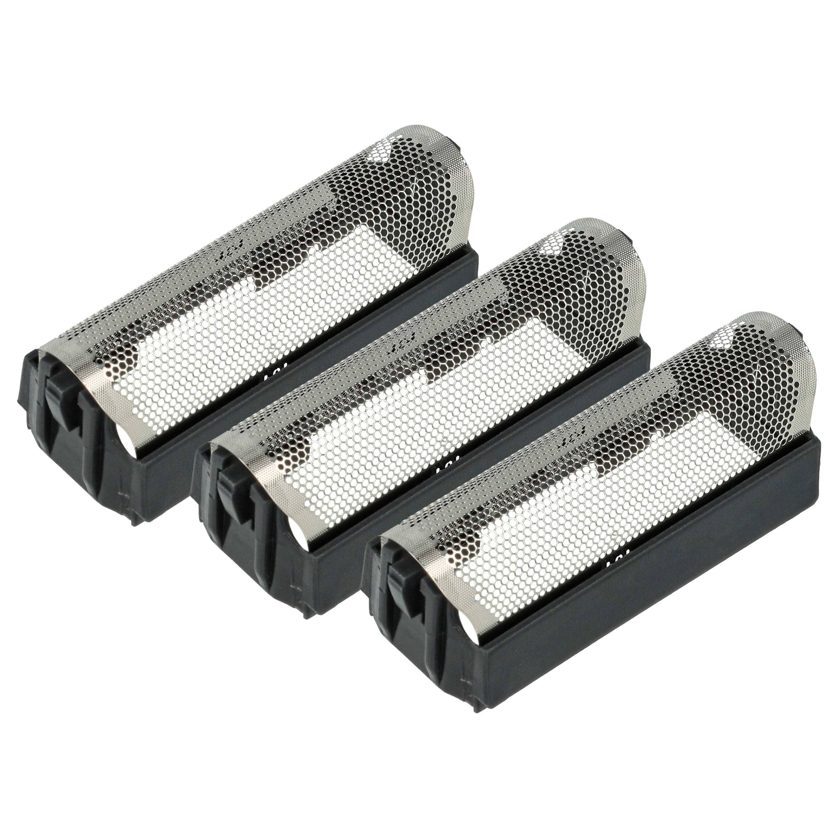 vhbw 3x Scherfolie kompatibel mit Braun Formula 3511 | 3512, 3550, 5266, 3520, 3525, 5268, 3550CC Elektrorasierer +-0