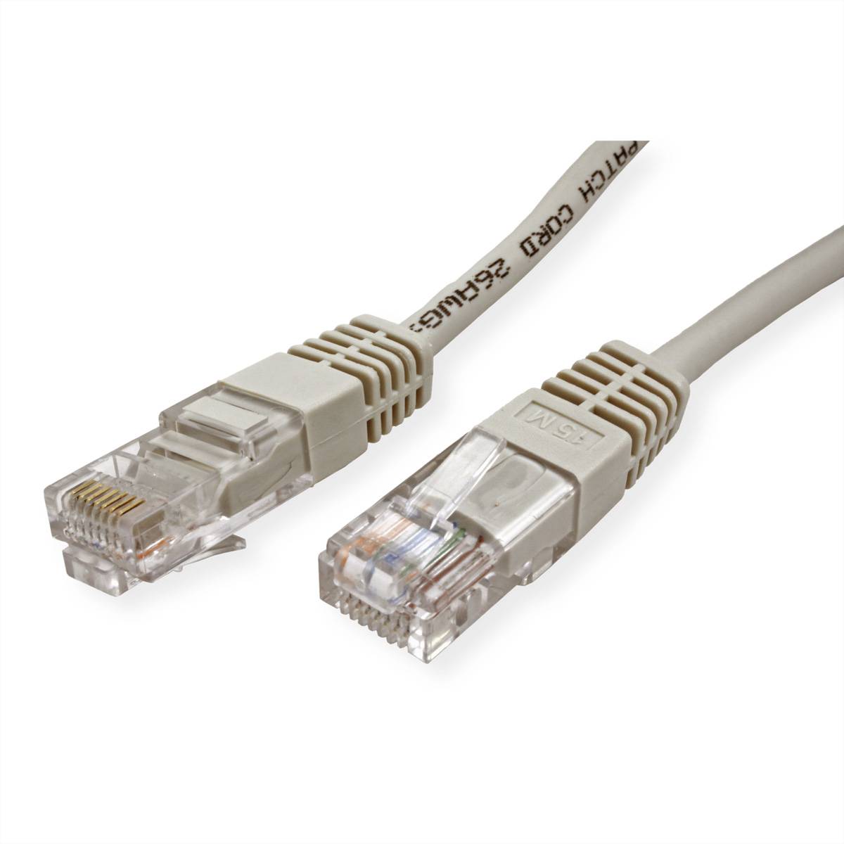 STANDARD UTP-Patchkabel konf. Cat.5e, beige, 2 m-3