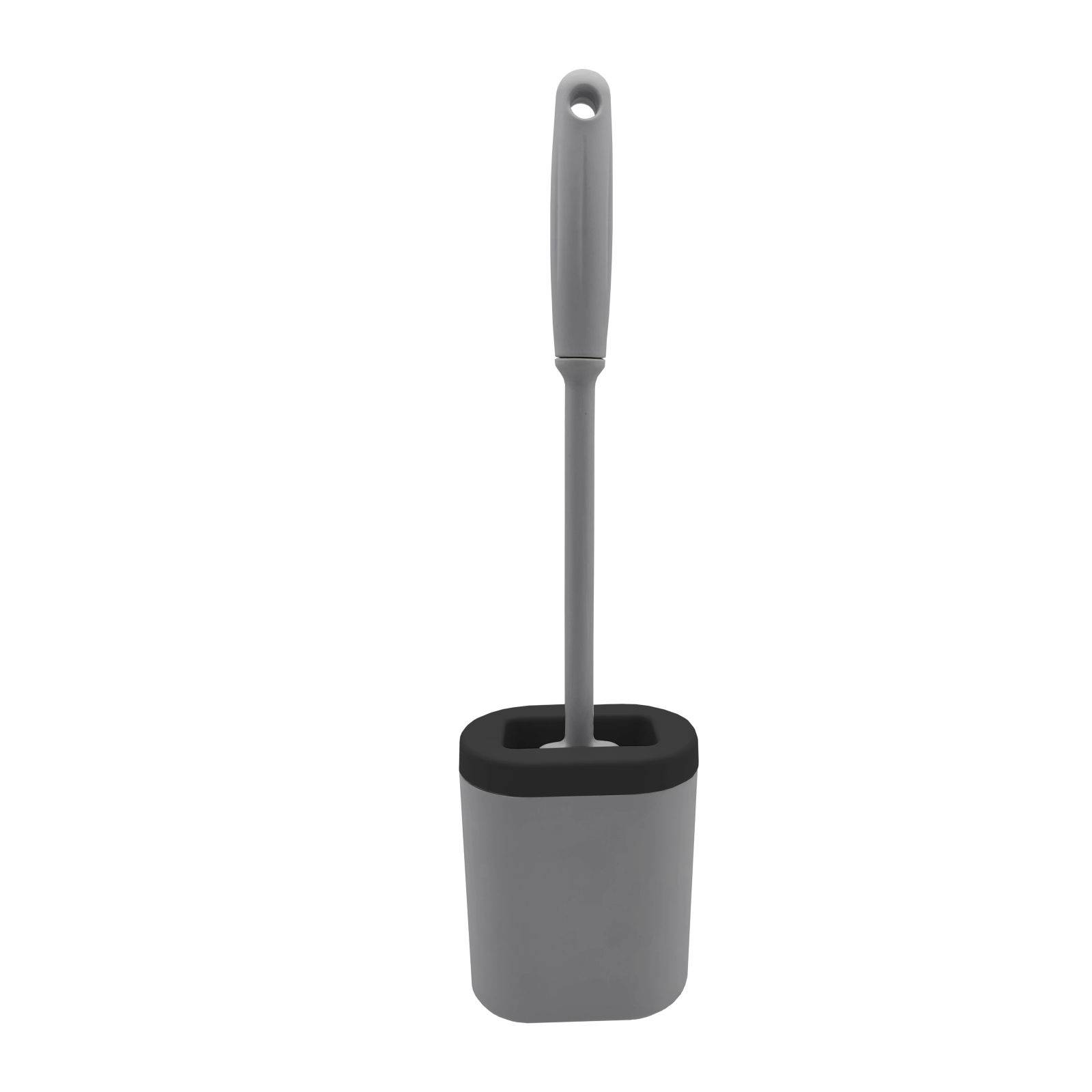WC Klobürste Silikon Wandhalterung Klebend Toilettenbürste Bürste Wandmontage ohne Bohren-4