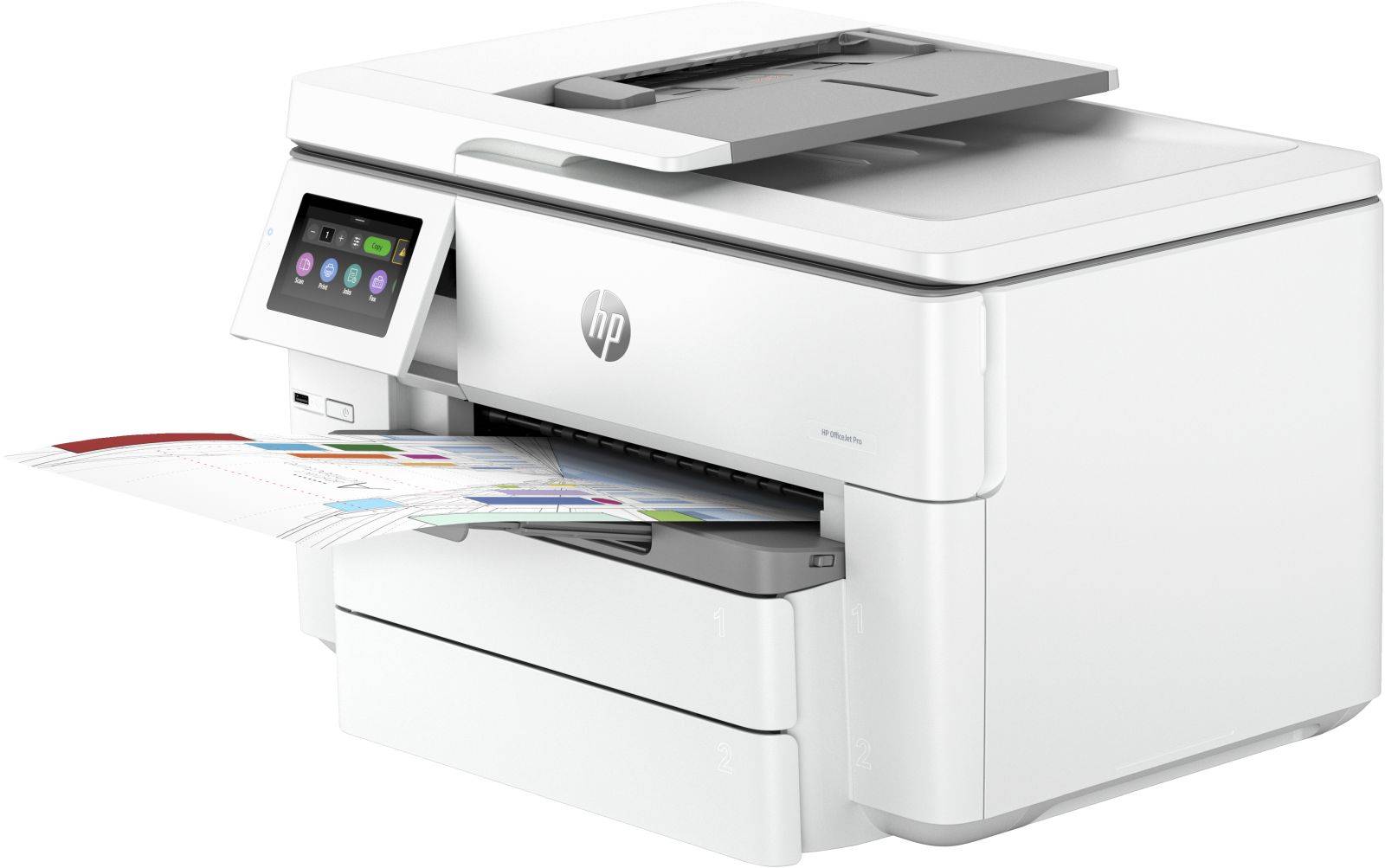 Officejet Pro 9730e Wide Format All-in-One - Multifunktionsdrucker - Farbe - Tin-1