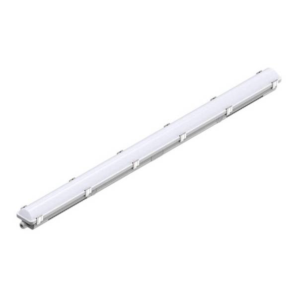 SLV WATERPROOF P - Feuchtraumleuchte (100.000 h Lebensdauer | 4.434 / 8.123 lm Lichtstrom | 26 W | CCT Switch) - grau