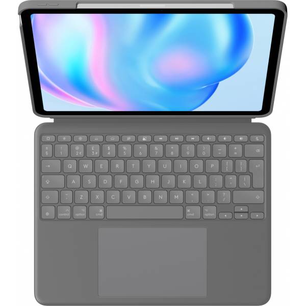 Logitech Combo Touch - Tastatur und Foliohülle - Oxford Gray Apple 13-inch iPad Air (M2) - TL: UK, QWERTY-3