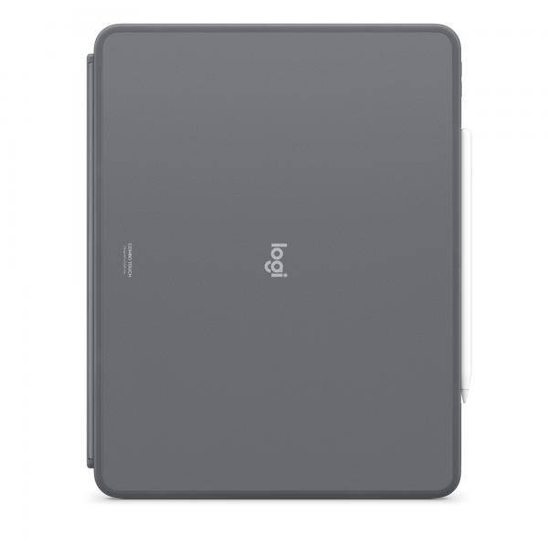 Logitech Combo Touch - Tastatur und Foliohülle - mit Trackpad - hintergrundbeleuchtet - Apple Smart-2