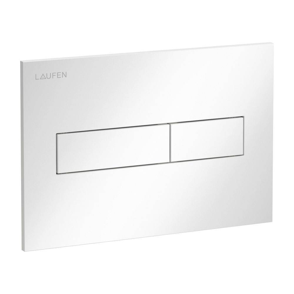 Laufen Drückerplatte Horizon Ineo, Betätigung von oben/vorne, für UP-SPK, Dual-Flush, Kunststoff, Weiß-2
