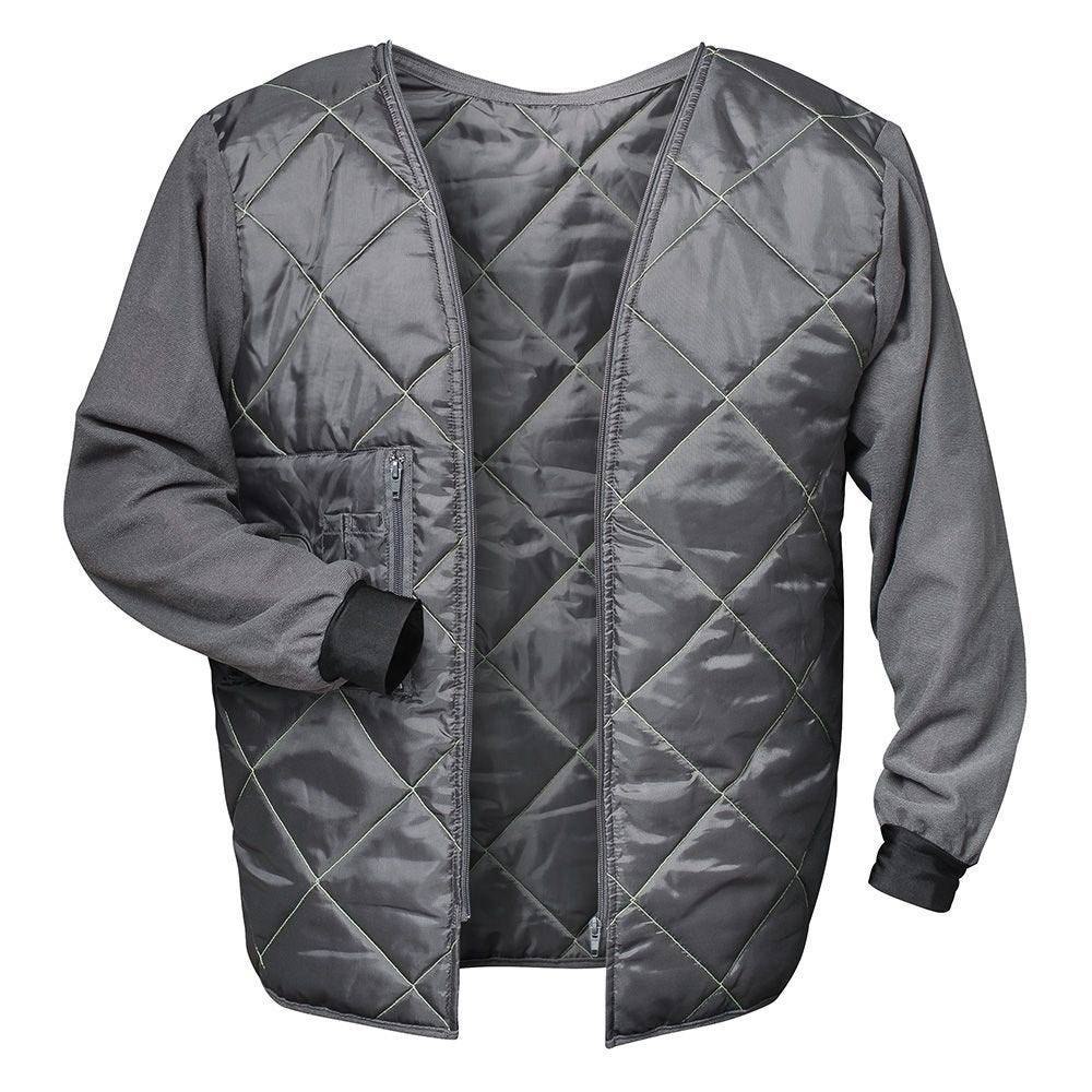 Warnschutzjacke Elysee 2in1, 23429, gelb/grau mit thermofixierten Reflexstreifen, Größe 2XL-1