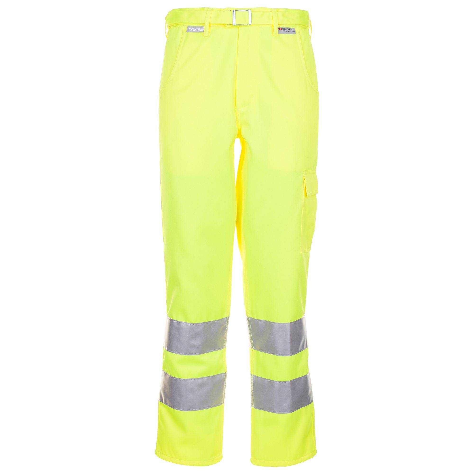 Planam Warnschutz-Bundhose, 2012, uni gelb, Größe 102-0