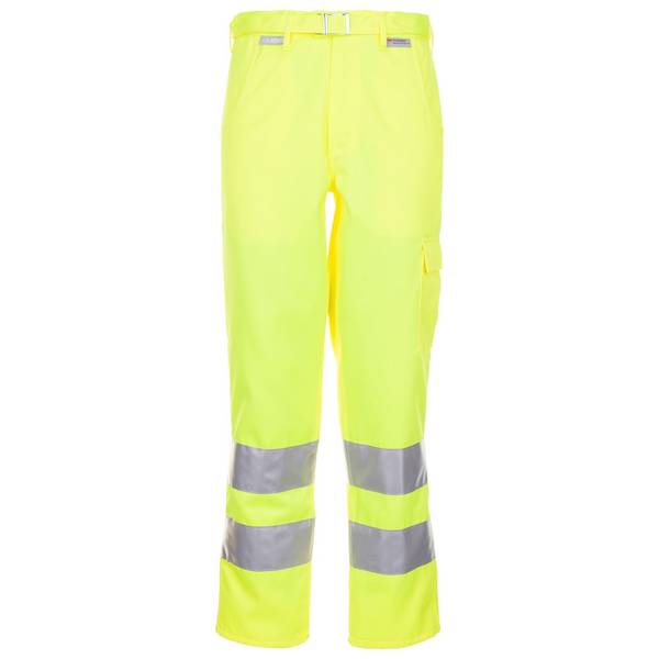 Planam Warnschutz-Bundhose, 2012, uni gelb, Größe 24