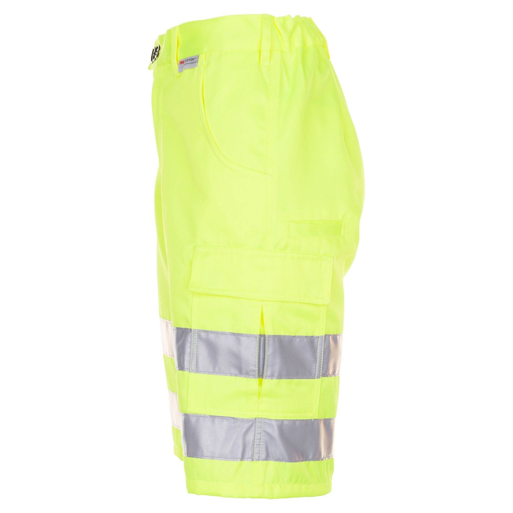 Planam Warnschutz-Shorts, 2014, uni gelb, Größe S-1