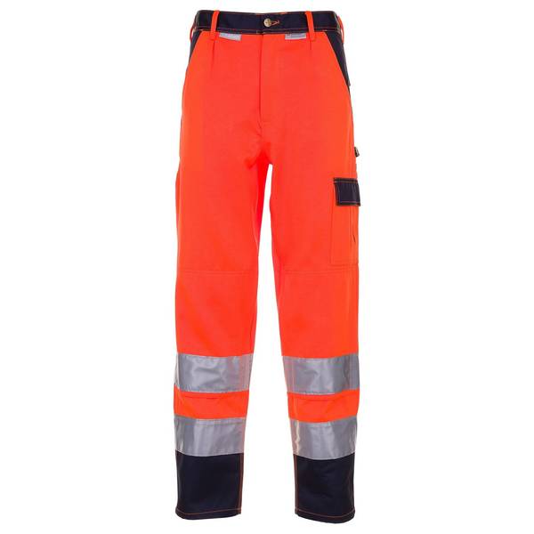 Planam Warnschutz-Bundhose, 2016, orange/marine, Größe 60