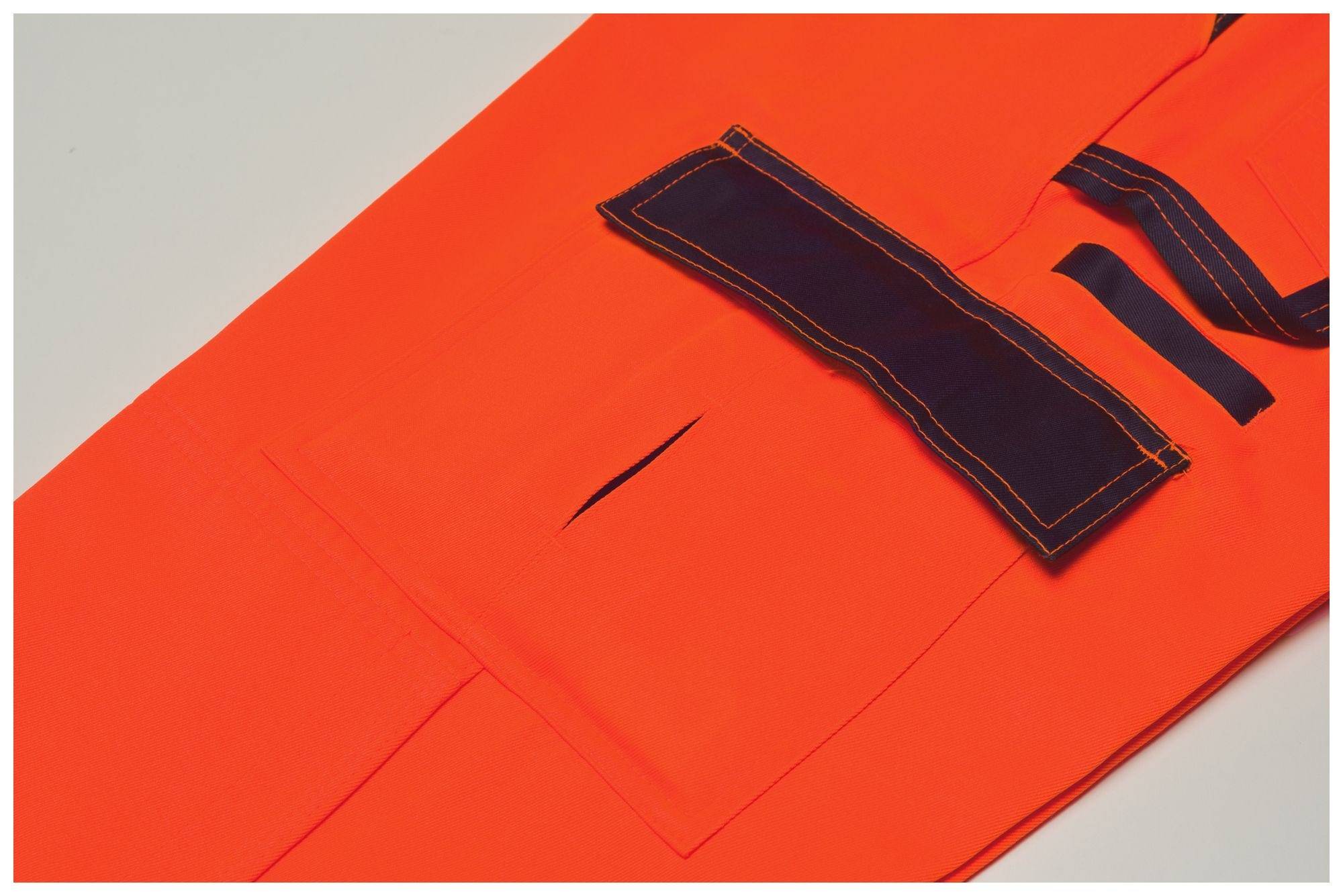 Planam Warnschutz-Bundhose, 2016, orange/marine, Größe 50-4