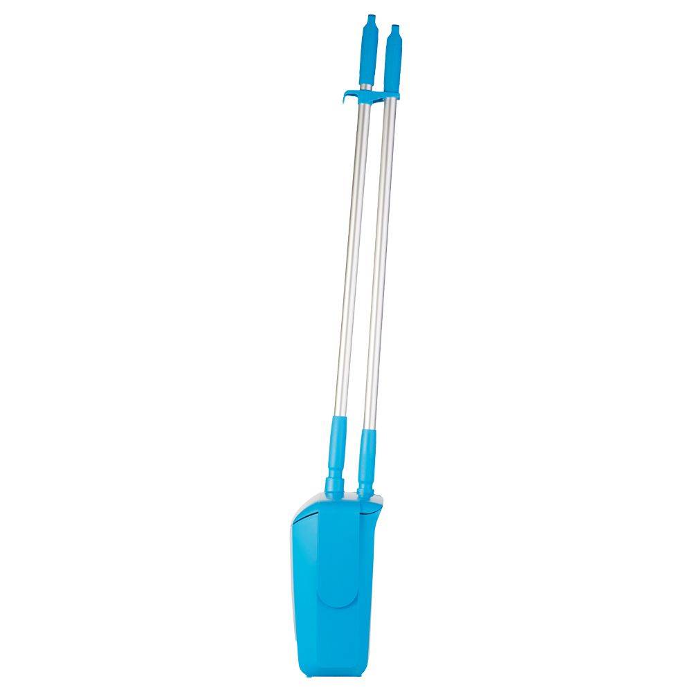 Vikan Kehrschaufelset geschlossen mit Besen, 350mm ,medium, blau-0
