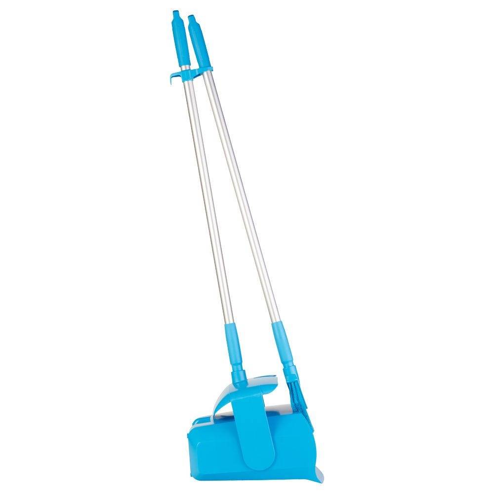 Vikan Kehrschaufelset geschlossen mit Besen, 350mm ,medium, blau-1
