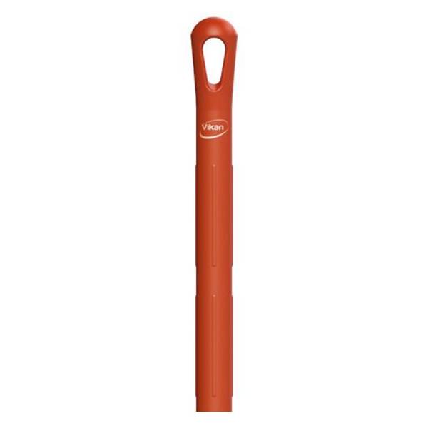 Vikan Ultra Hygienischer Stiel, Länge 1300mm, rot Durchmesser 32mm